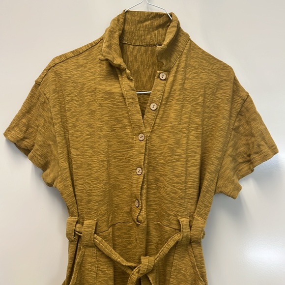 Free People Mustard Jumpsuit - Picture 4 of 8